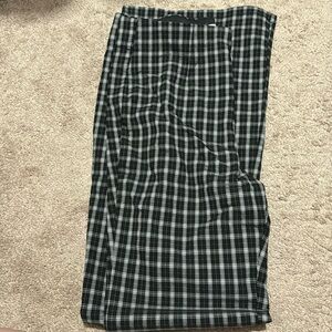 Aeropostale plaid bell bottoms with elastic waist